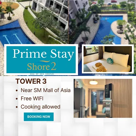 726 Shore 2 Residences Near Sm Moa & Ikea By Prime Stay